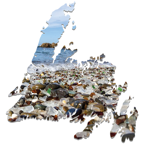 Newfoundland Seaglass Map